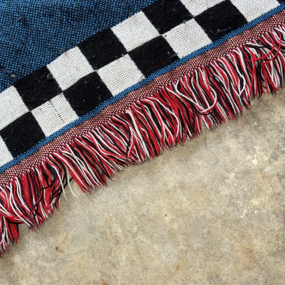 Vintage Nascar 50th Anniversary Blanket Throw Tapestry